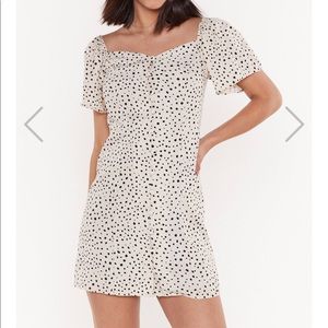 Nasty gal polka dot dress
